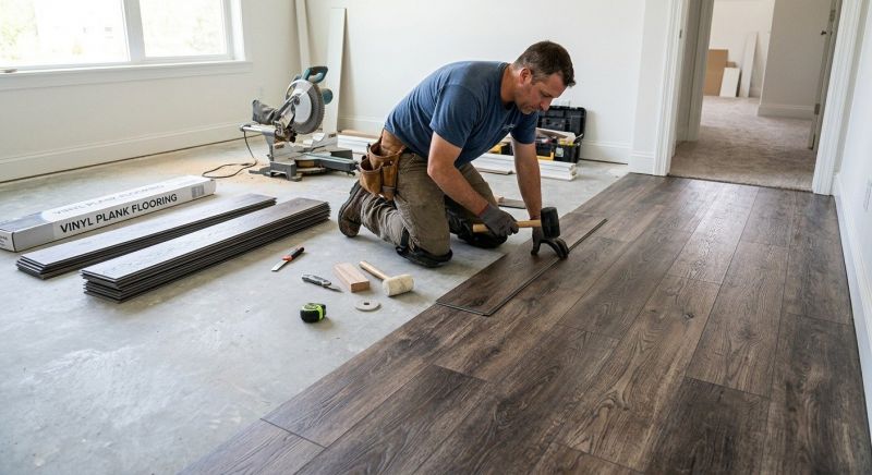 Linoleum Floor Installation in Exeter, NH