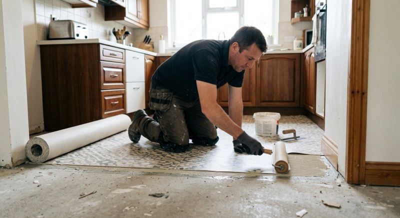 Linoleum Floor Installation in Groveland, MA