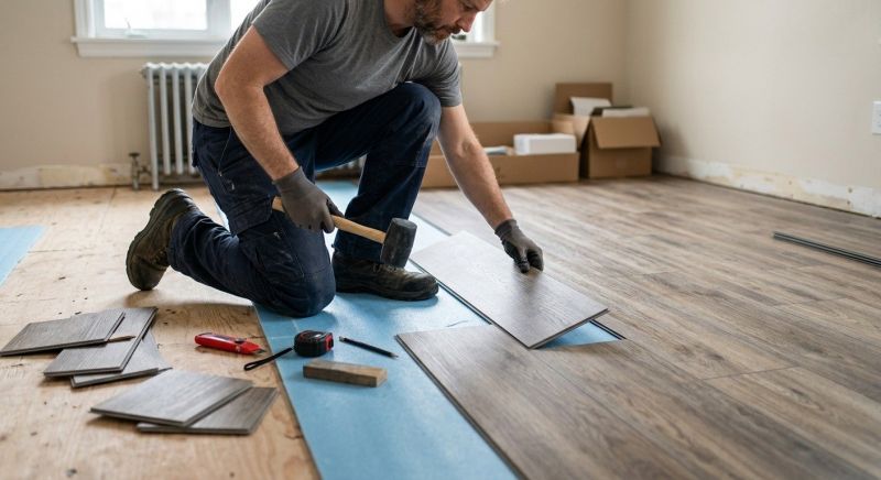 Linoleum Floor Installation in Hampton, NH
