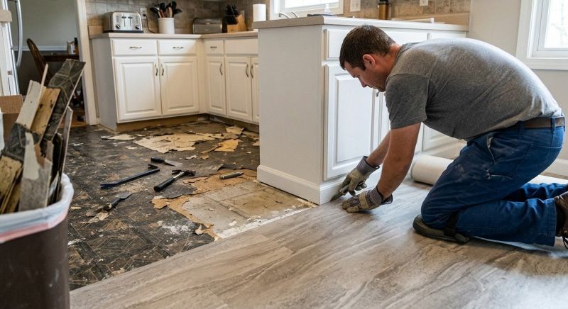 Linoleum Floor Installation in Rowley, MA