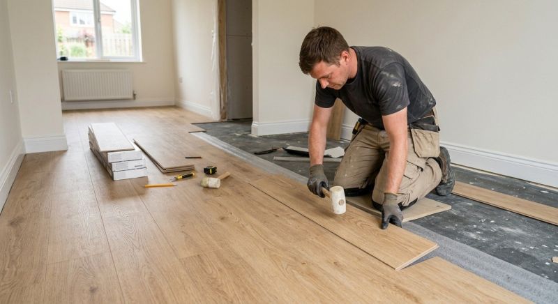Linoleum Floor Installation in Rye, NH