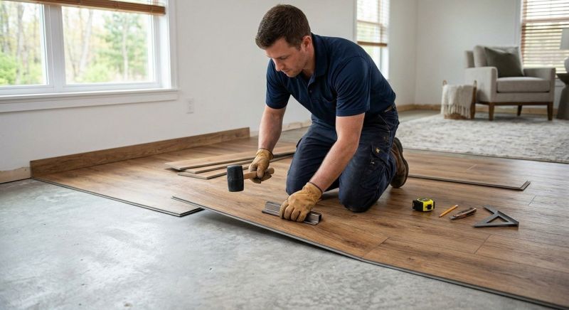Luxury Vinyl Tile Installation in Gloucester, MA