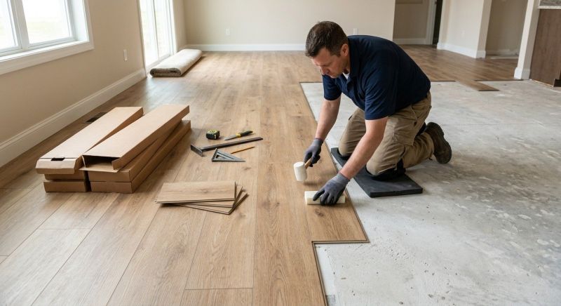 Luxury Vinyl Tile Installation in Ogunquit, ME