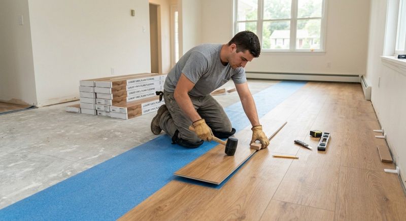 Lvt Flooring Installation in Hampton, NH