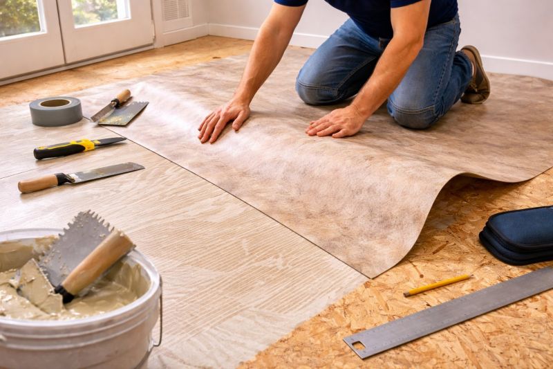Sheet Flooring Installation in Georgetown, MA