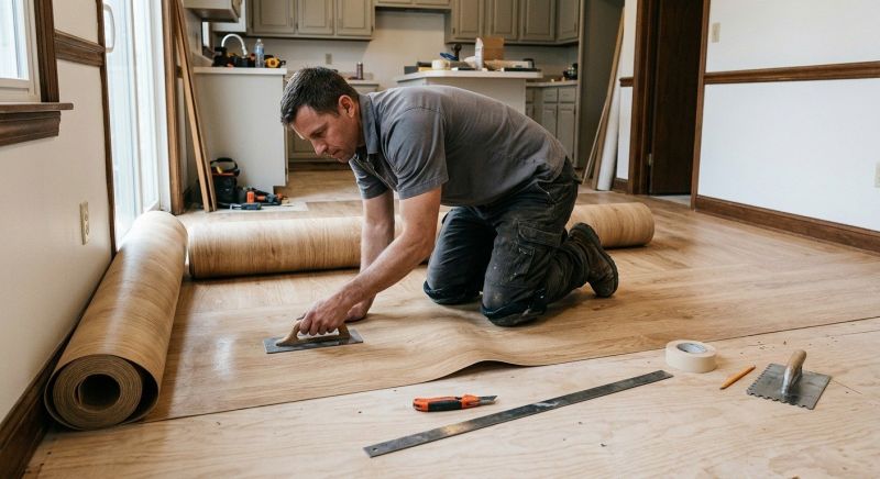 Sheet Flooring Installation in Georgetown, MA