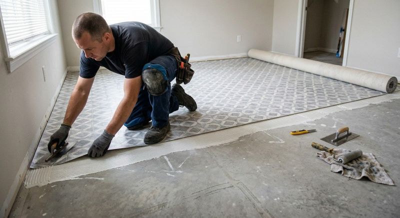 Sheet Flooring Installation in Lawrence, MA