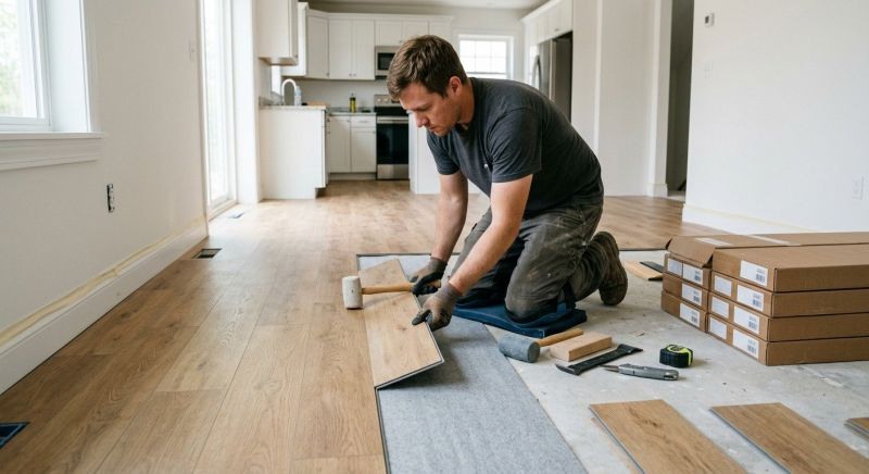 Vinyl Flooring Installation in Rowley, MA